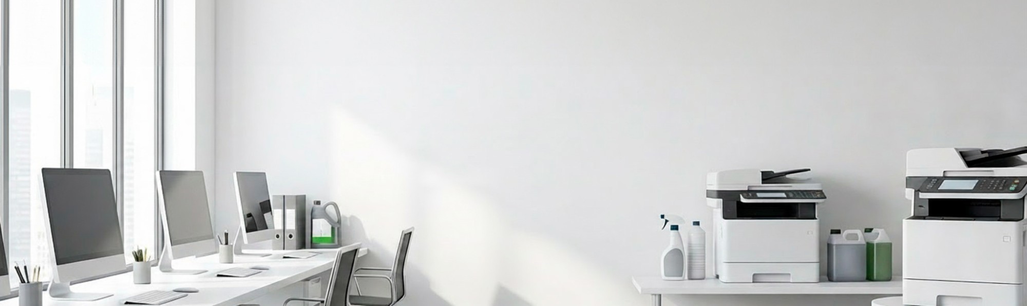 Consumibles informáticos <br> y productos de limpieza